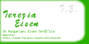 terezia eisen business card